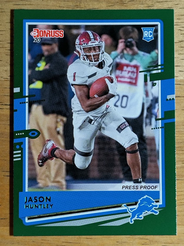 2020 Donruss Press Proof Green #254 Jason Huntley