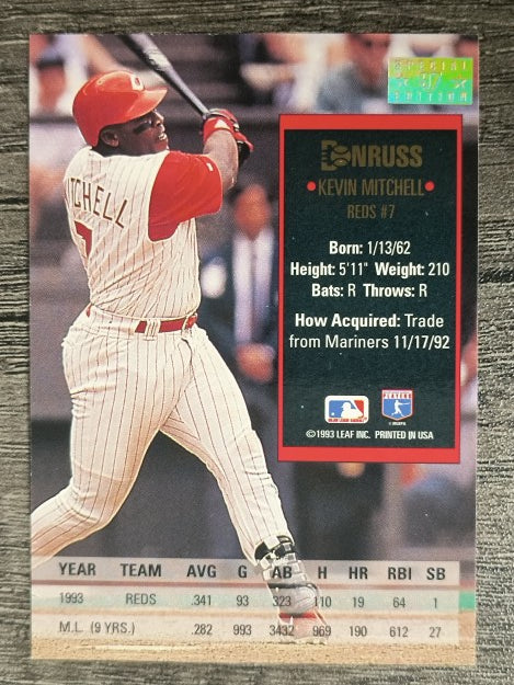 1994 Donruss Special Edition #97 Kevin Mitchell
