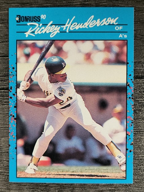 1990 Donruss Best AL #124 Rickey Henderson