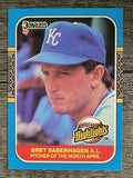 1987 Donruss Highlights #6 Bret Saberhagen