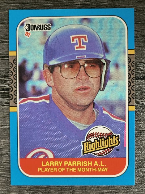 1987 Donruss Highlights #10 Larry Parrish