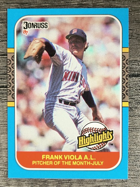 1987 Donruss Highlights #24 Frank Viola