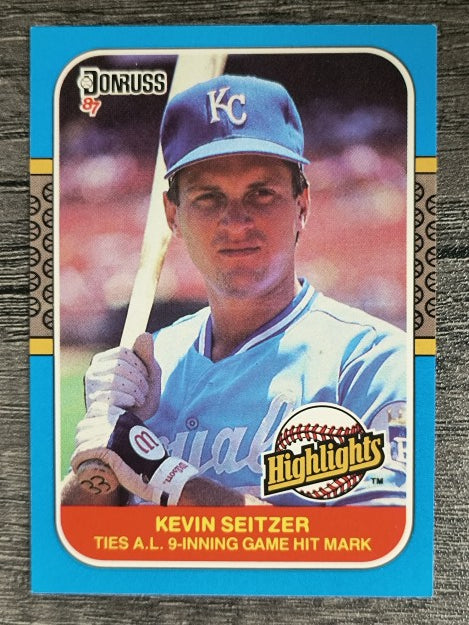 1987 Donruss Highlights #26 Kevin Seitzer