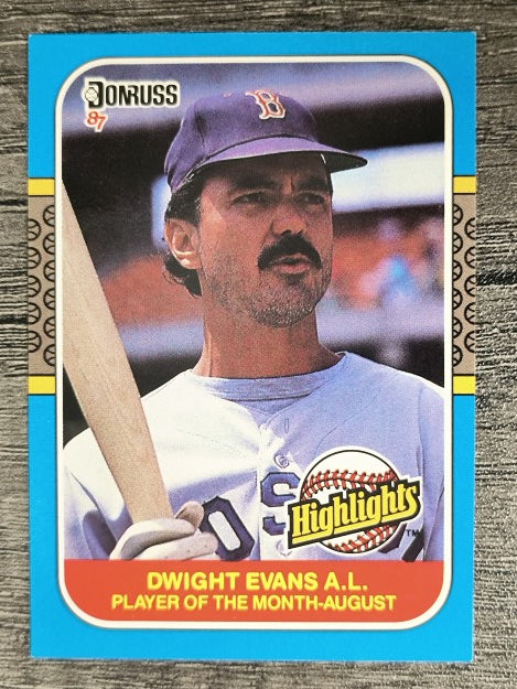 1987 Donruss Highlights #33 Dwight Evans