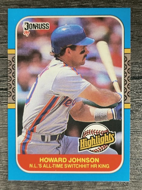 1987 Donruss Highlights #43 Howard Johnson