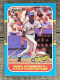 1987 Donruss Highlights #49 Darryl Strawberry