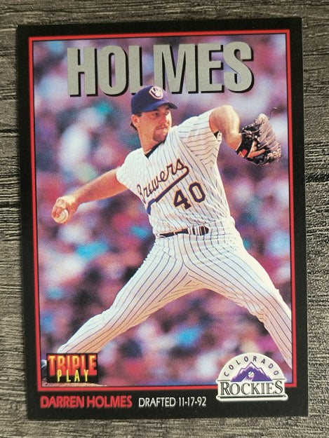 1993 Triple Play #22 Darren Holmes