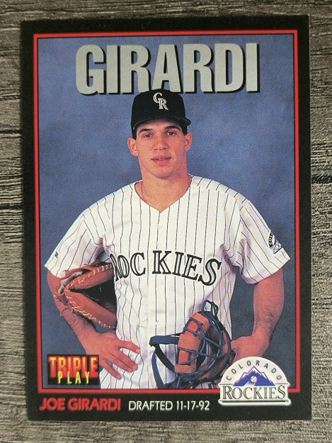 1993 Triple Play #237 Joe Girardi