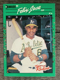 1990 Donruss Rookies #5 Felix Jose