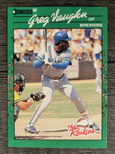1990 Donruss Rookies #16 Greg Vaughn