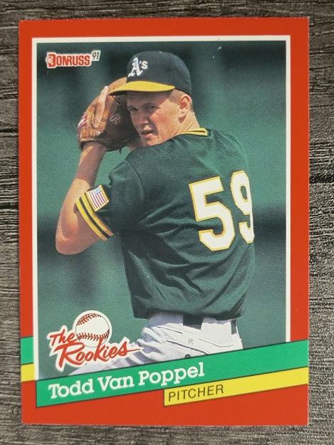 1991 Donruss Rookies #7 Todd Van Poppel RC