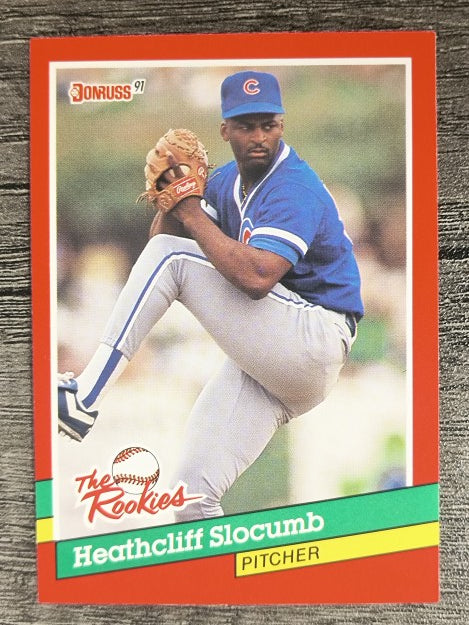 1991 Donruss Rookies #25 Heathcliff Slocumb RC