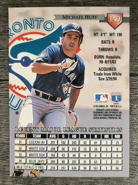 1995 Donruss #140 Michael Huff