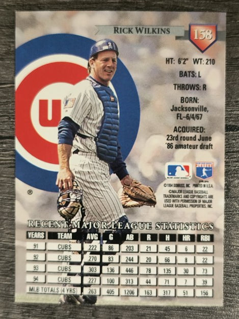 1995 Donruss #158 Rick Wilkins
