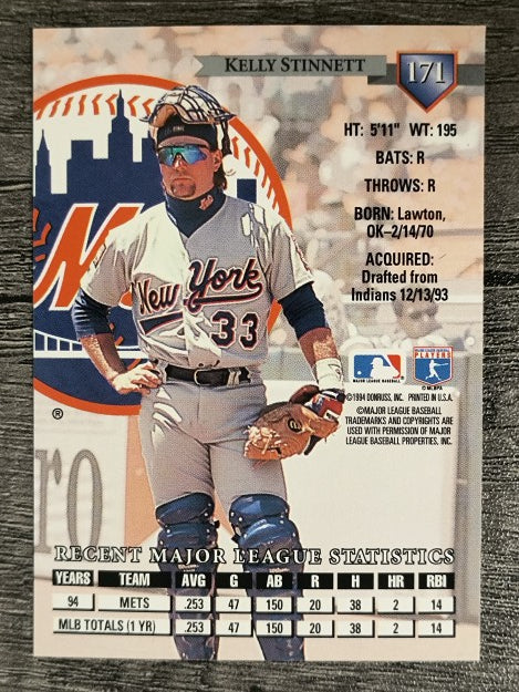 1995 Donruss #171 Kelly Stinnett