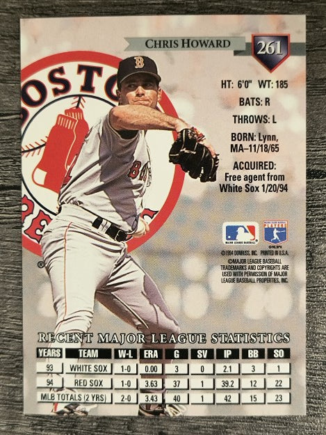 1995 Donruss #261 Chris Howard