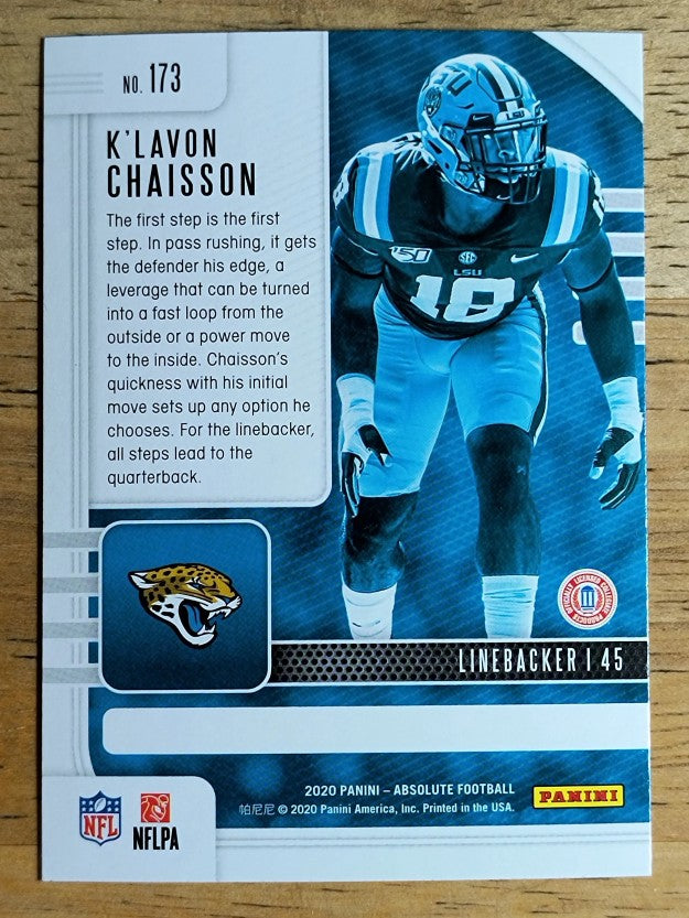 2020 Absolute Retail #173 K'Lavon Chaisson