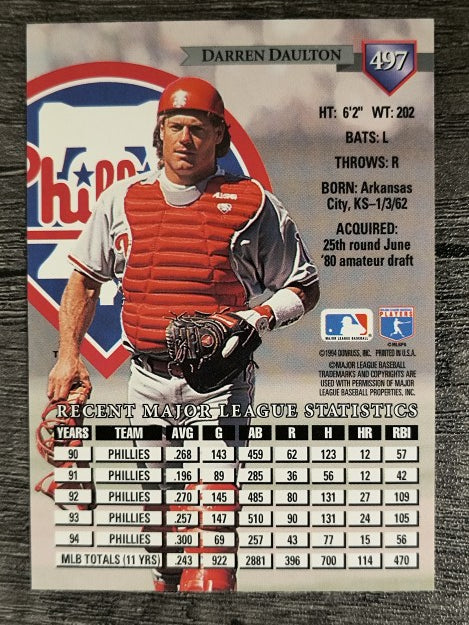 1995 Donruss #497 Darren Daulton