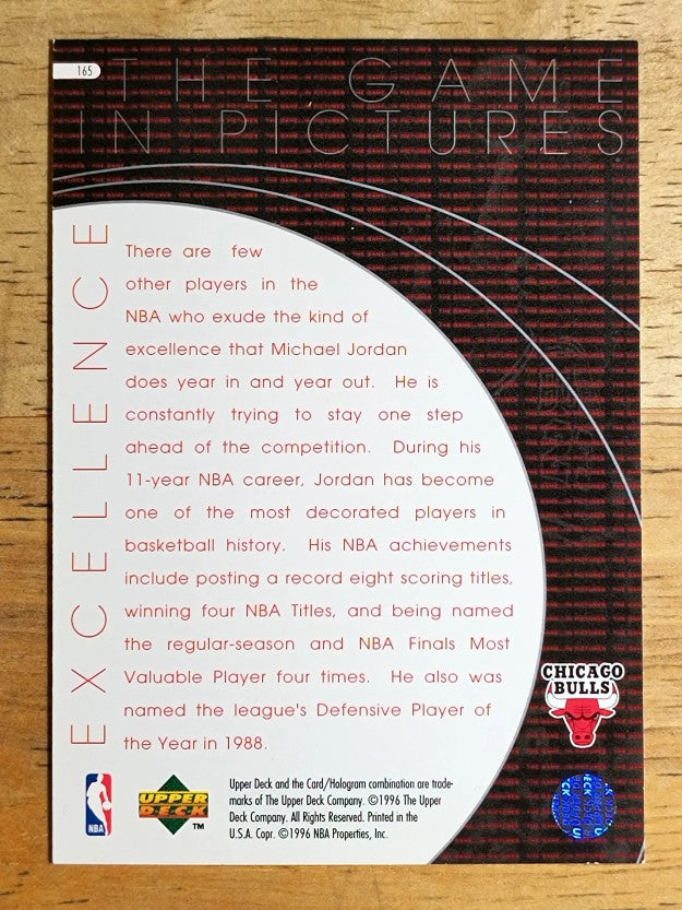 1996-97 Upper Deck #165 Michael Jordan GP