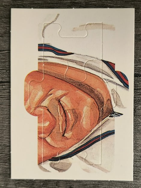 1989 Donruss Warren Spahn Puzzle #31 Spahn Puzzle 31-33