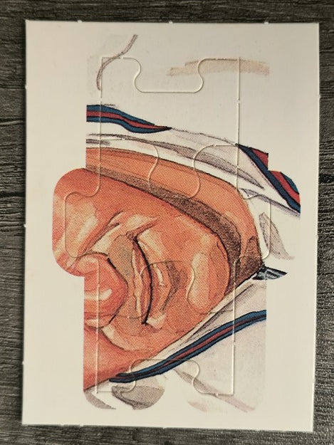 1989 Donruss Warren Spahn Puzzle #31 Spahn Puzzle 31-33