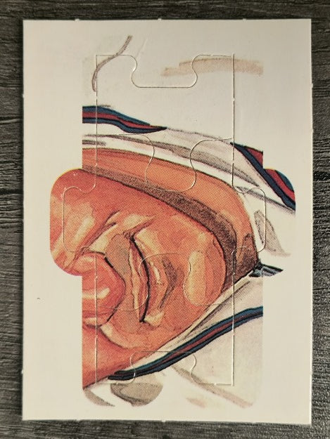1989 Donruss Warren Spahn Puzzle #31 Spahn Puzzle 31-33