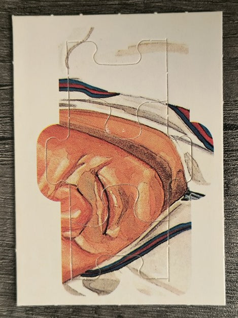 1989 Donruss Warren Spahn Puzzle #31 Spahn Puzzle 31-33