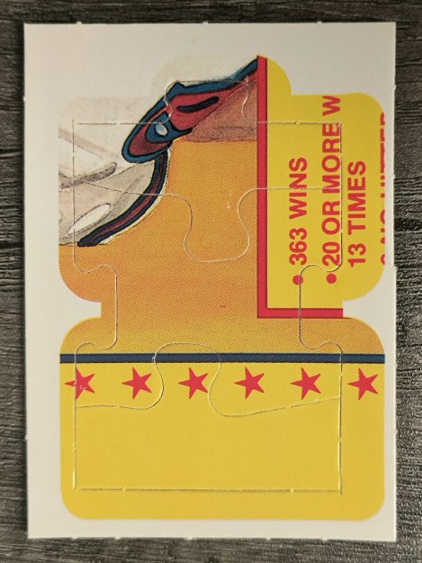 1989 Donruss Warren Spahn Puzzle #37 Spahn Puzzle 37-39