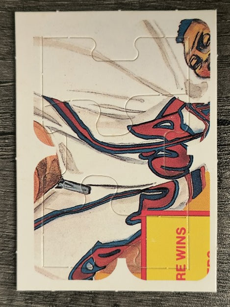 1989 Donruss Warren Spahn Puzzle #40 Spahn Puzzle 40-42