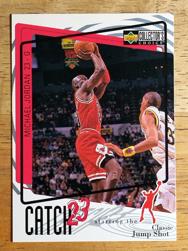 1997-98 Collector's Choice #192 Michael Jordan/Catch 23 Jump Shot