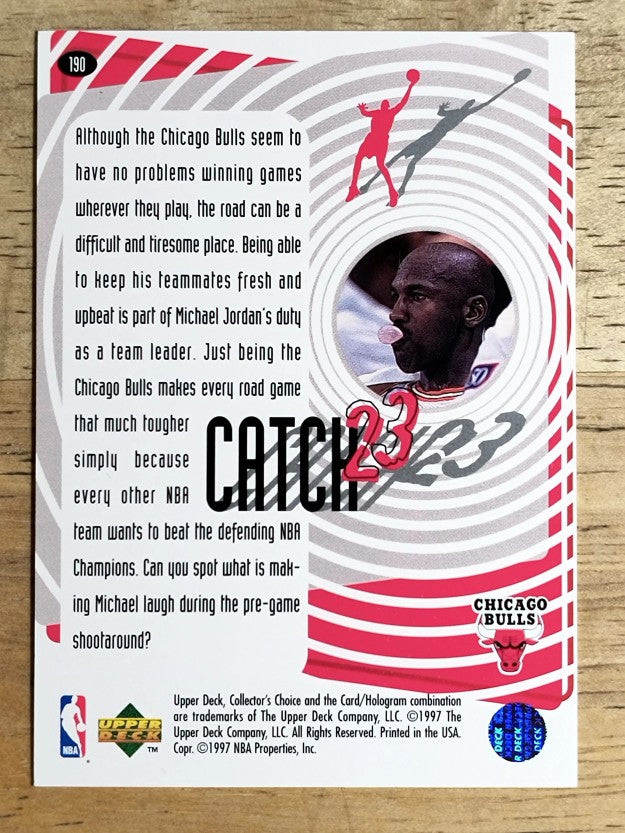 1997-98 Collector's Choice #190 Michael Jordan/Catch 23 Road Show