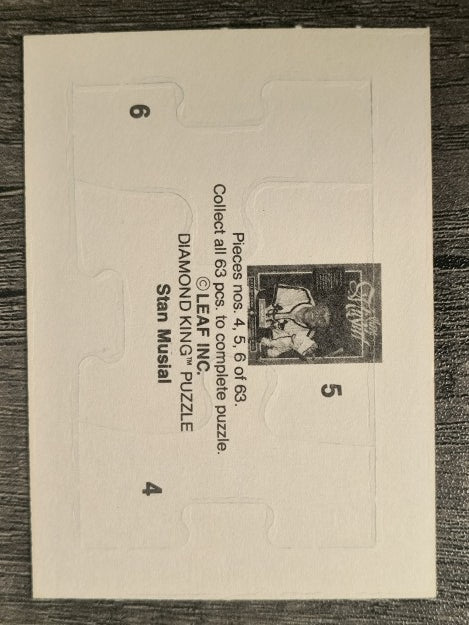 1988 Donruss Stan Musial Puzzle #4 Musial Puzzle 4-6