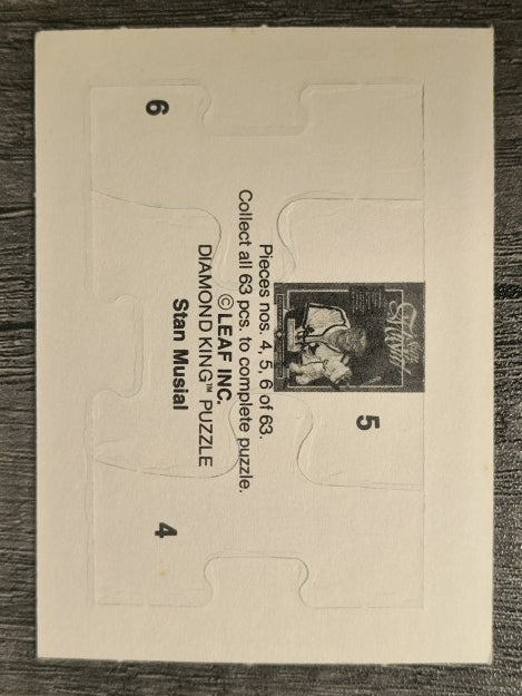 1988 Donruss Stan Musial Puzzle #4 Musial Puzzle 4-6