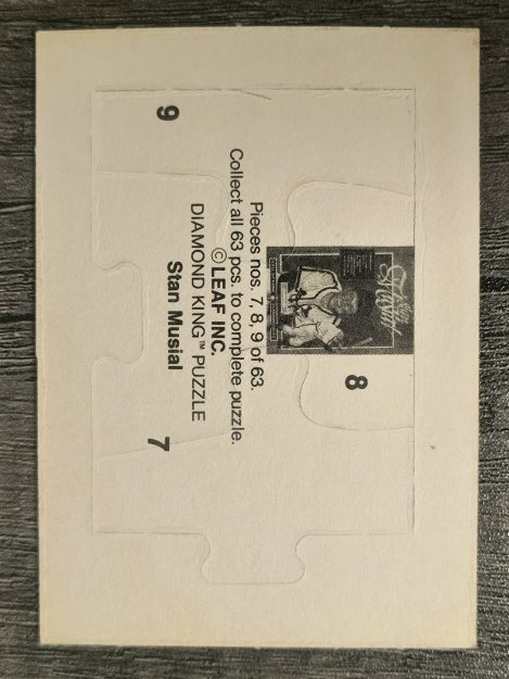 1988 Donruss Stan Musial Puzzle #7 Musial Puzzle 7-10