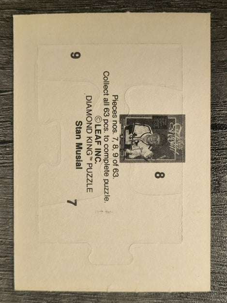 1988 Donruss Stan Musial Puzzle #7 Musial Puzzle 7-10