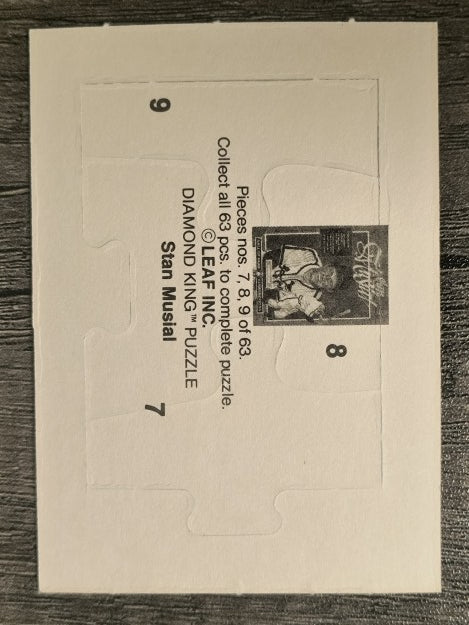 1988 Donruss Stan Musial Puzzle #7 Musial Puzzle 7-10