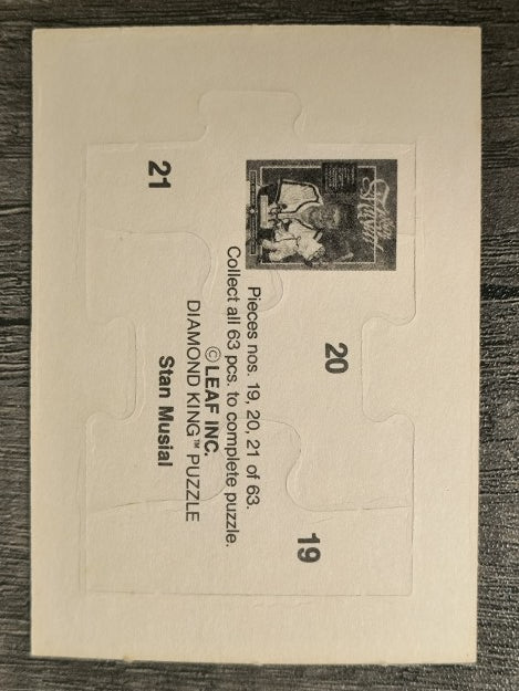 1988 Donruss Stan Musial Puzzle #19 Musial Puzzle 19-21