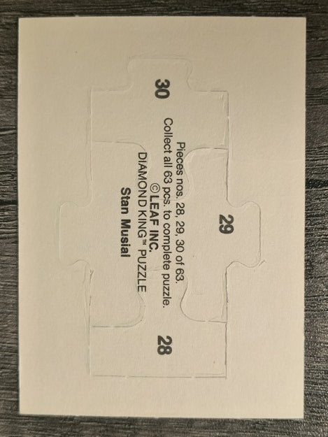 1988 Donruss Stan Musial Puzzle #28 Musial Puzzle 28-30
