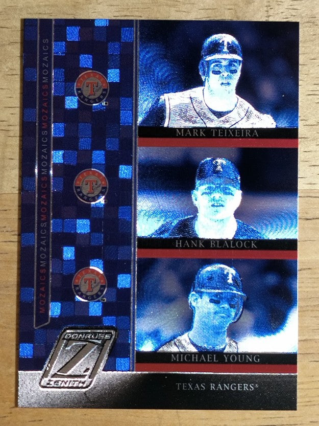 2005 Zenith Mozaics #4 Mark Teixeira/Hank Blalock/Michael Young