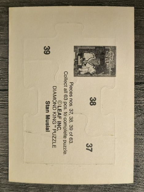 1988 Donruss Stan Musial Puzzle #37 Musial Puzzle 37-39