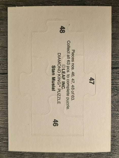 1988 Donruss Stan Musial Puzzle #46 Musial Puzzle 46-48