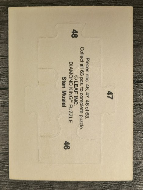 1988 Donruss Stan Musial Puzzle #46 Musial Puzzle 46-48