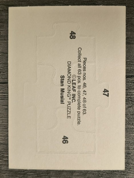 1988 Donruss Stan Musial Puzzle #46 Musial Puzzle 46-48