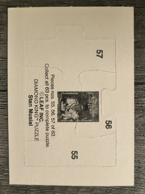 1988 Donruss Stan Musial Puzzle #55 Musial Puzzle 55-57