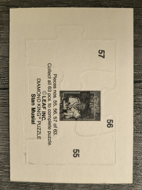1988 Donruss Stan Musial Puzzle #55 Musial Puzzle 55-57