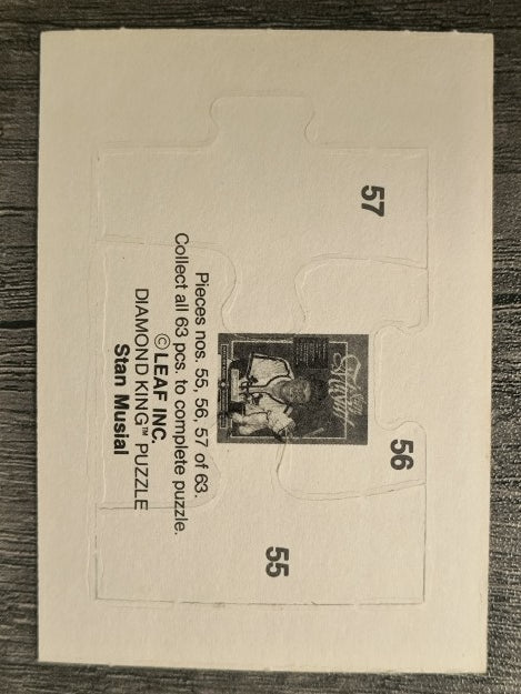 1988 Donruss Stan Musial Puzzle #55 Musial Puzzle 55-57