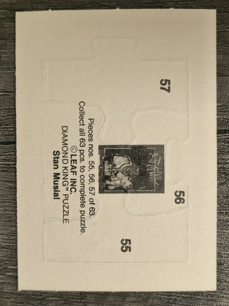 1988 Donruss Stan Musial Puzzle #55 Musial Puzzle 55-57