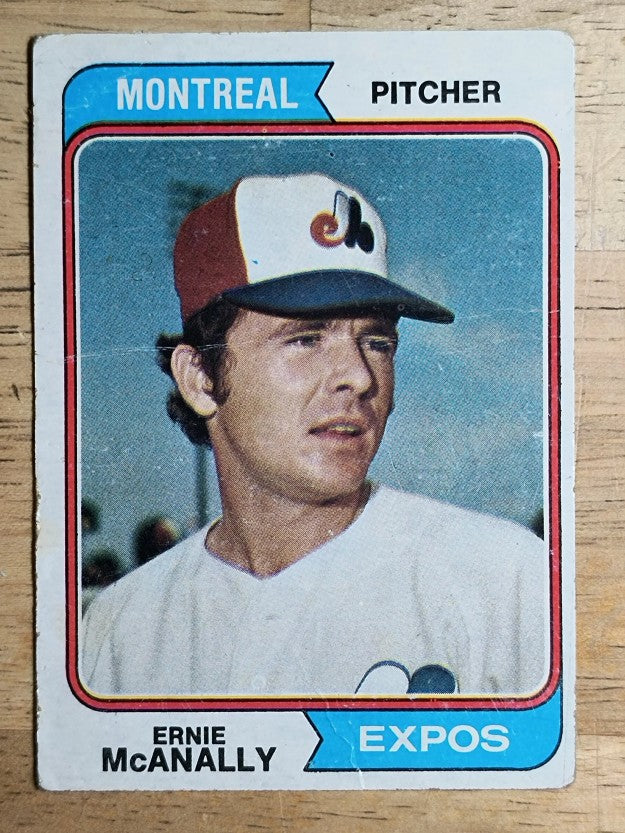 1974 Topps #322 Ernie McAnally (POOR)