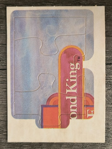 1983 Donruss Mickey Mantle Puzzle #7 Mantle Puzzle 7-9