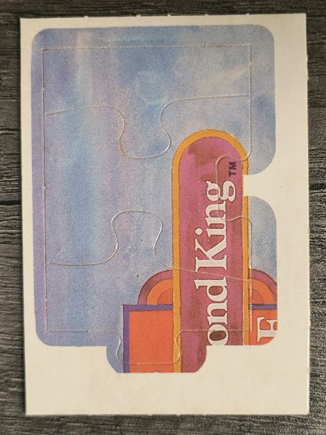 1983 Donruss Mickey Mantle Puzzle #7 Mantle Puzzle 7-9
